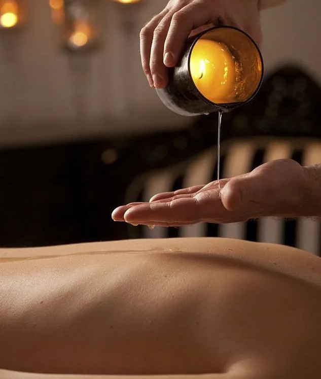 Massage with wax